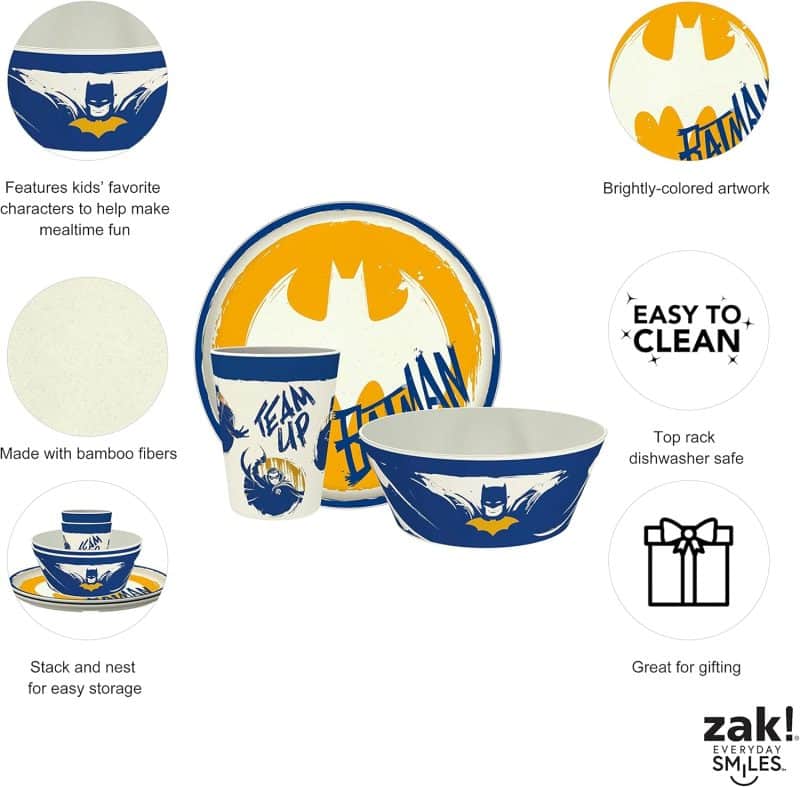 Zak Designs Kids Dinnerware Set - Image 82