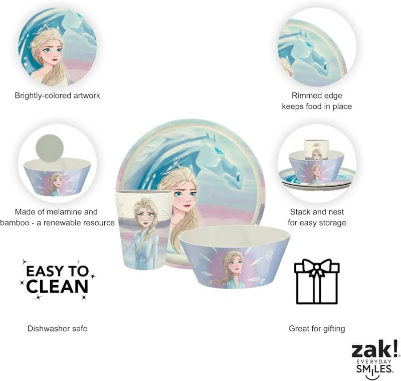 Zak Designs Kids Dinnerware Set - Image 95