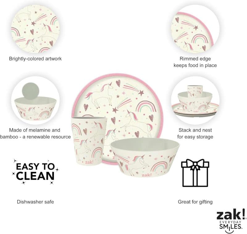 Zak Designs Kids Dinnerware Set - Image 120