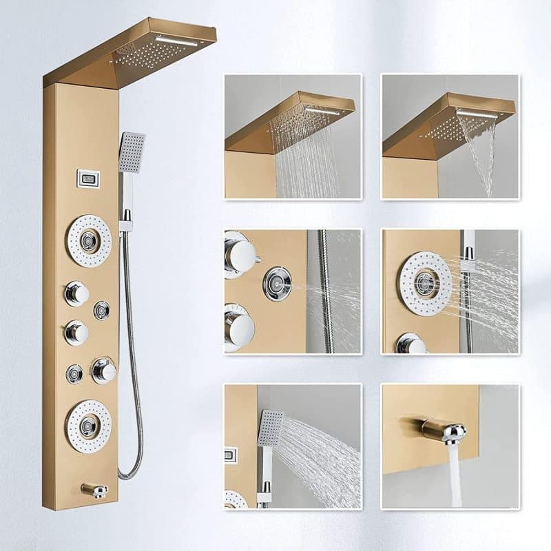 ELLO&ALLO LED Shower Panel Tower System - Image 19