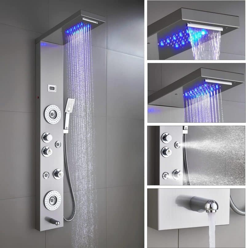 ELLO&ALLO LED Shower Panel Tower System - Image 32