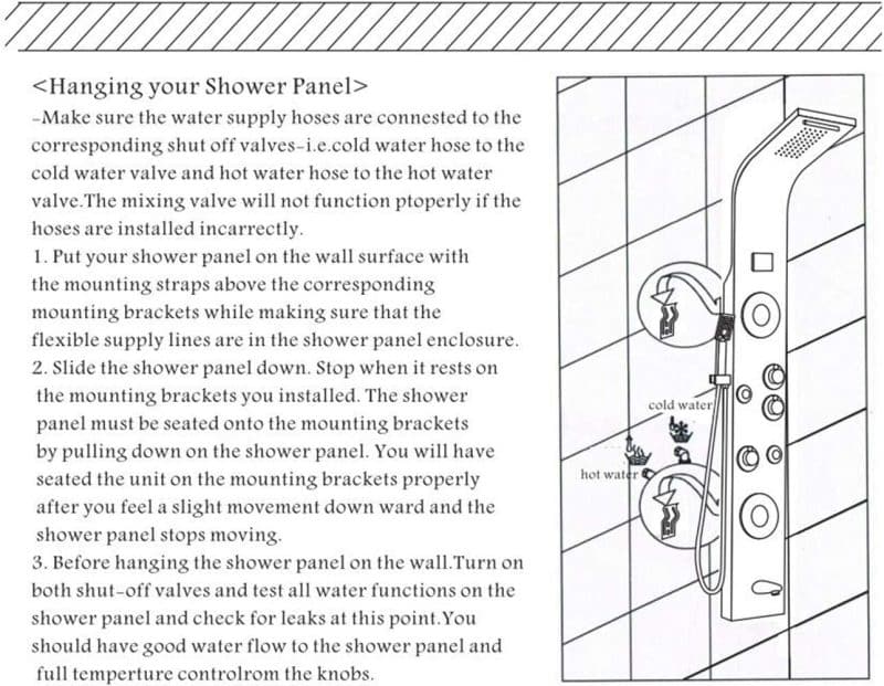 ELLO&ALLO LED Shower Panel Tower System - Image 35