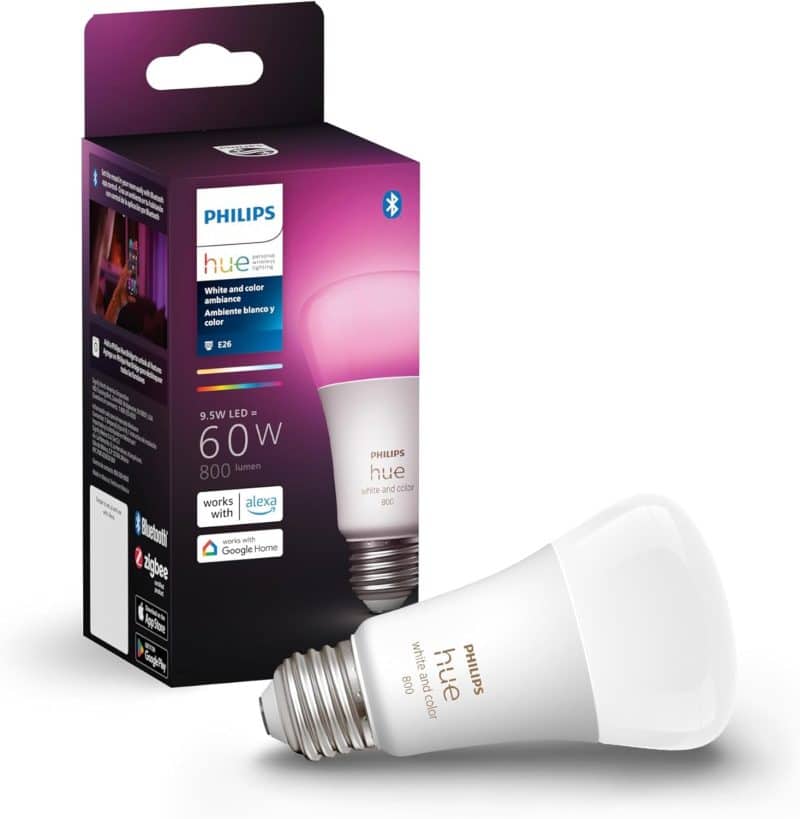 Philips Hue Smart 60W A19 LED Bulb - Image 42