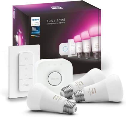 Philips Hue White Ambiance LED Starter Kit