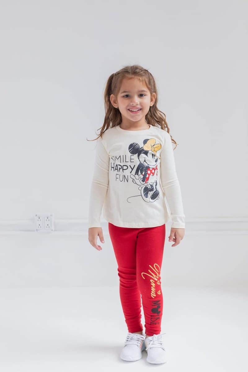 Disney Minnie Mouse Pullover Fleece Hoodie 3 Piece Set - Image 10