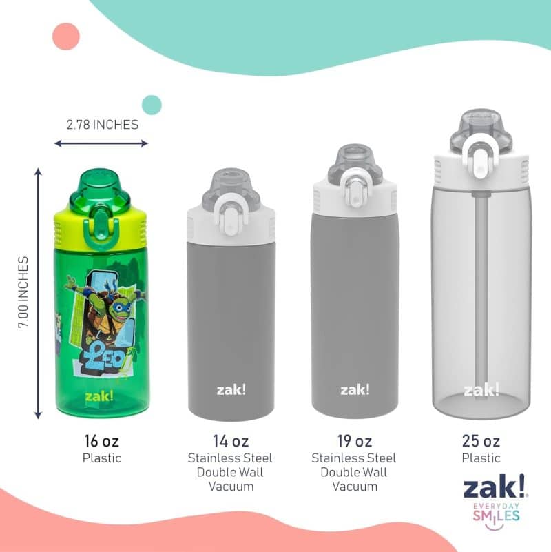 Zak Designs Kids Water Bottle Set - Image 81
