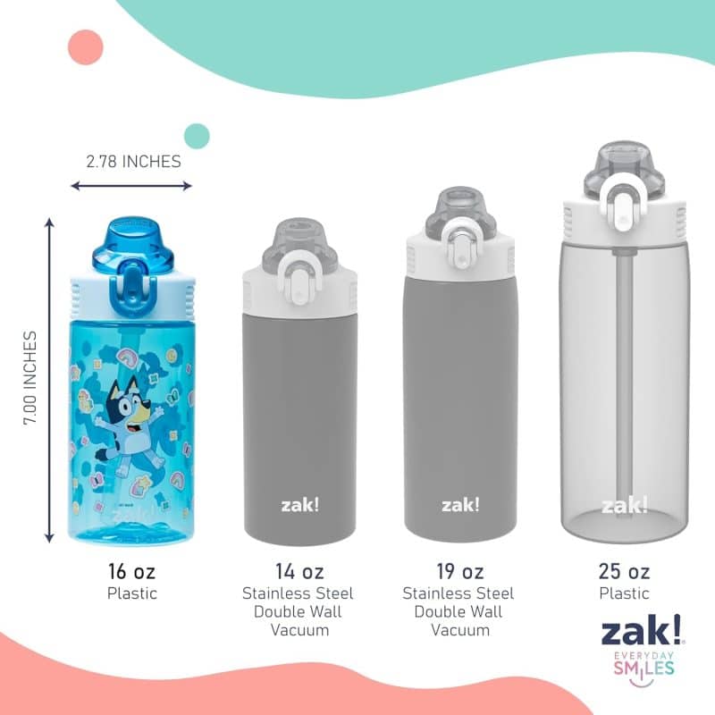 Zak Designs Kids Water Bottle Set - Image 131