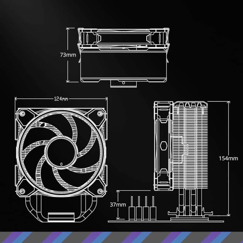 Cooler Master Hyper CPU Air Cooler - Image 49