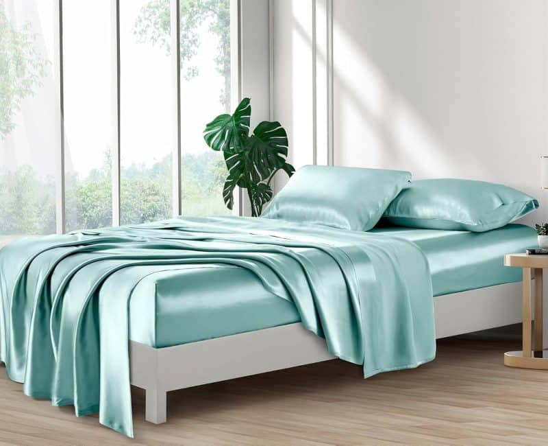 Lanest Housing Silk Satin Sheet Set - Image 75