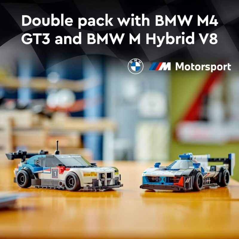 LEGO Speed Champions BMW M4 GT3 & BMW M Hybrid V8 Race Cars (76922) - Image 2