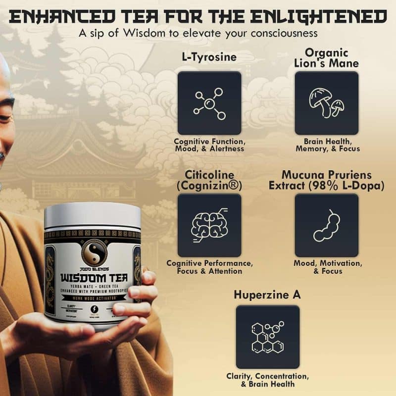 Jodo Blends Yerba Mate & Green Tea Extract Instant Tea Powder - Image 6