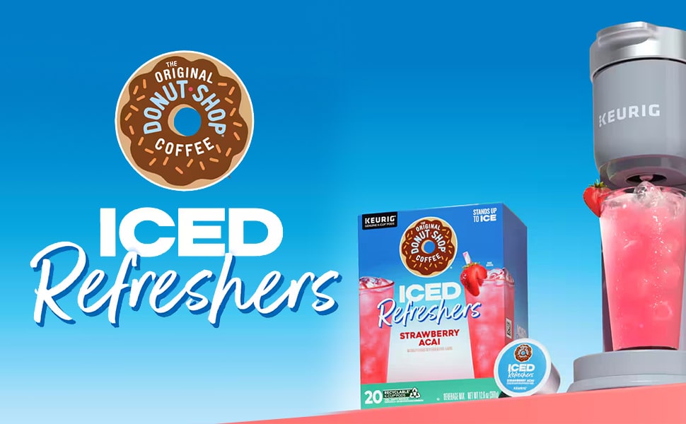 he original donut shop refreshers strawberry acai