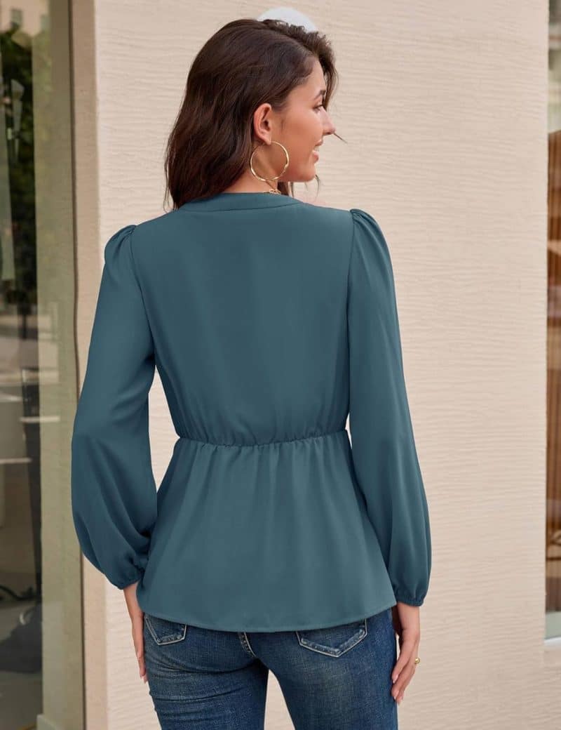GRACE KARIN Women's Elegant Peplum Tops - Image 39