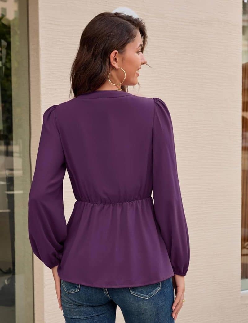 GRACE KARIN Women's Elegant Peplum Tops - Image 44