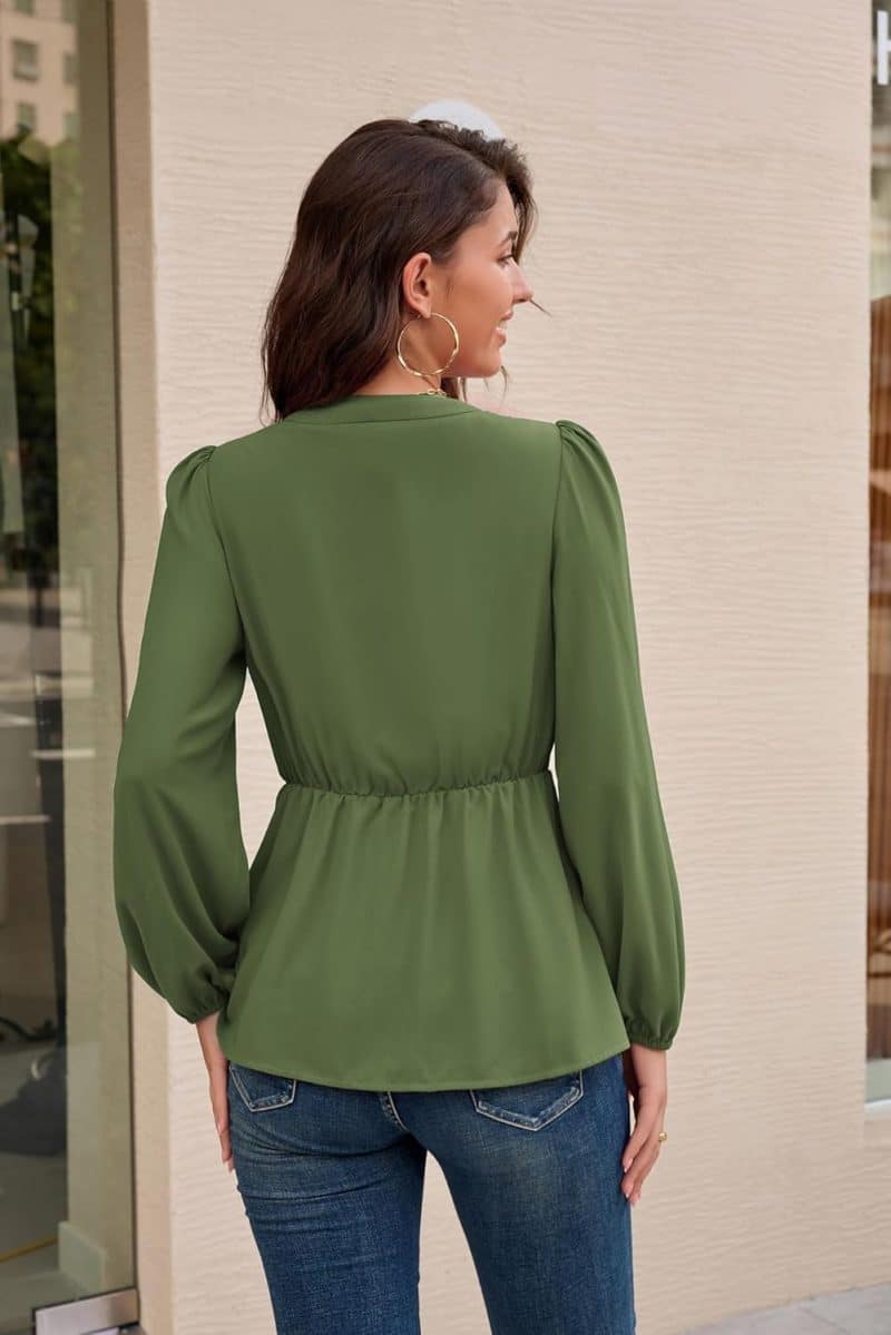 GRACE KARIN Women's Elegant Peplum Tops - Image 74
