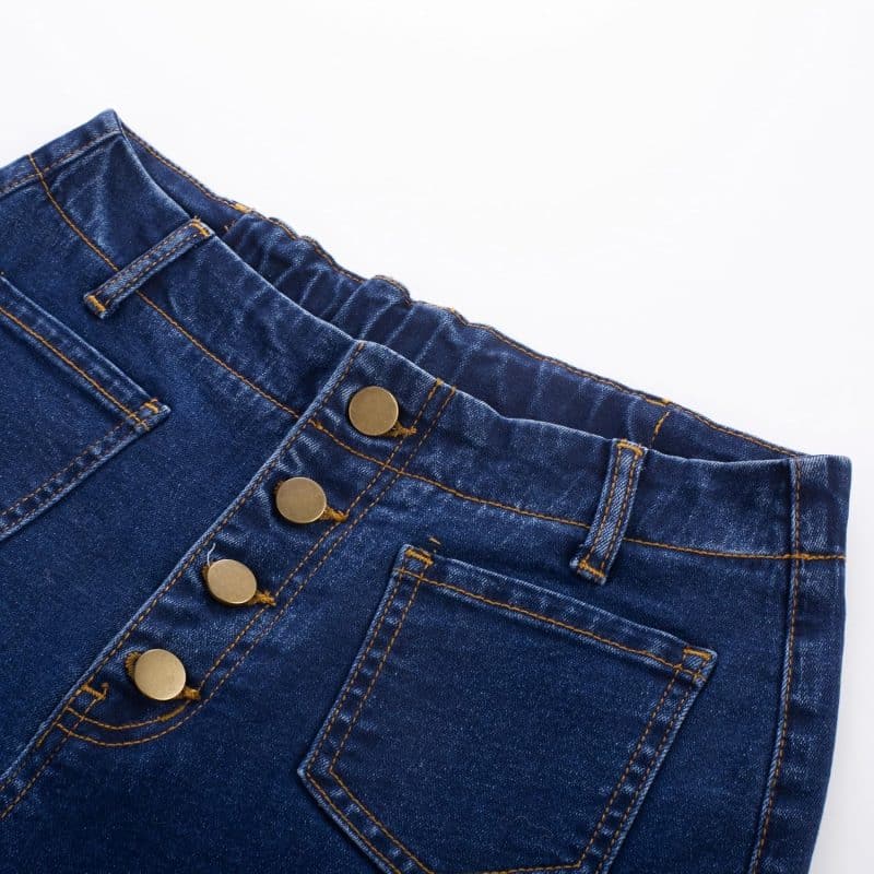 Belle Poque Women's Wide Leg Jeans - Image 46