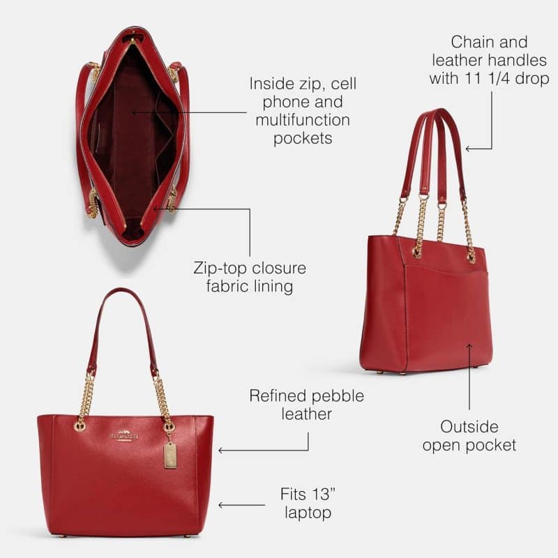 Coach Women's Cammie Chain Tote - Image 3