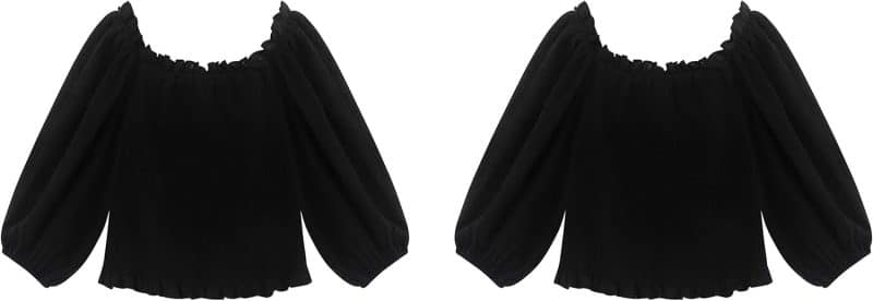 R. Vivimos Women's Summer Cotton Short Sleeves Off The Shoulder Crop Top - Image 4