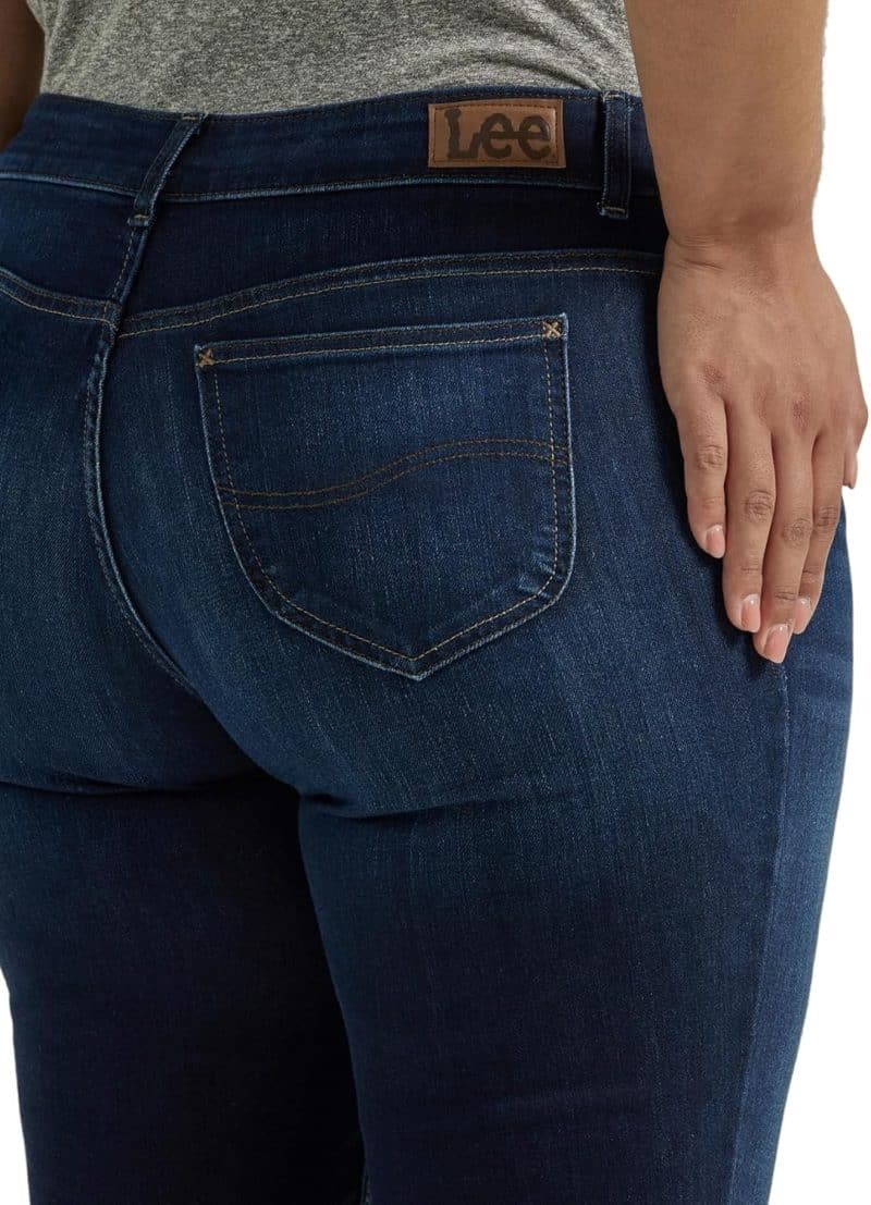 Lee Women's Plus Size Legendary Mid Rise Straight Leg Jean - Image 21