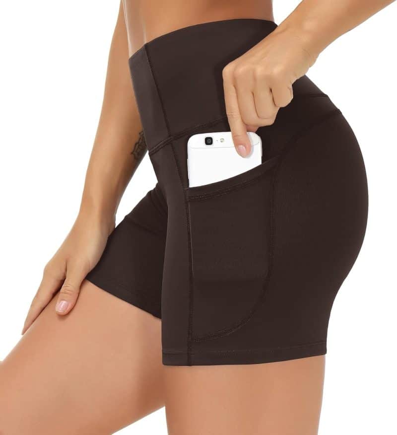 THE GYM PEOPLE Tummy Control Yoga Shorts - Image 7