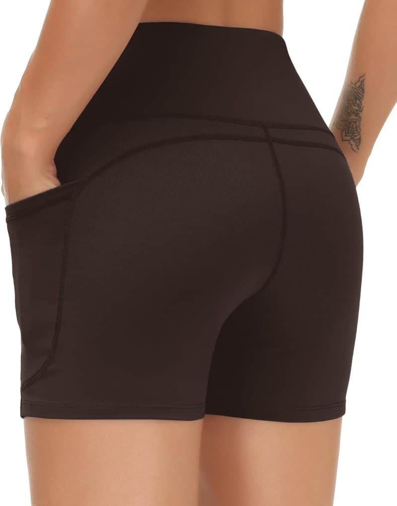 THE GYM PEOPLE Tummy Control Yoga Shorts - Image 11