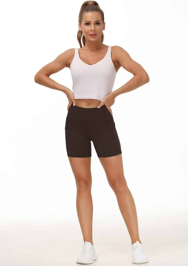 THE GYM PEOPLE Tummy Control Yoga Shorts - Image 12
