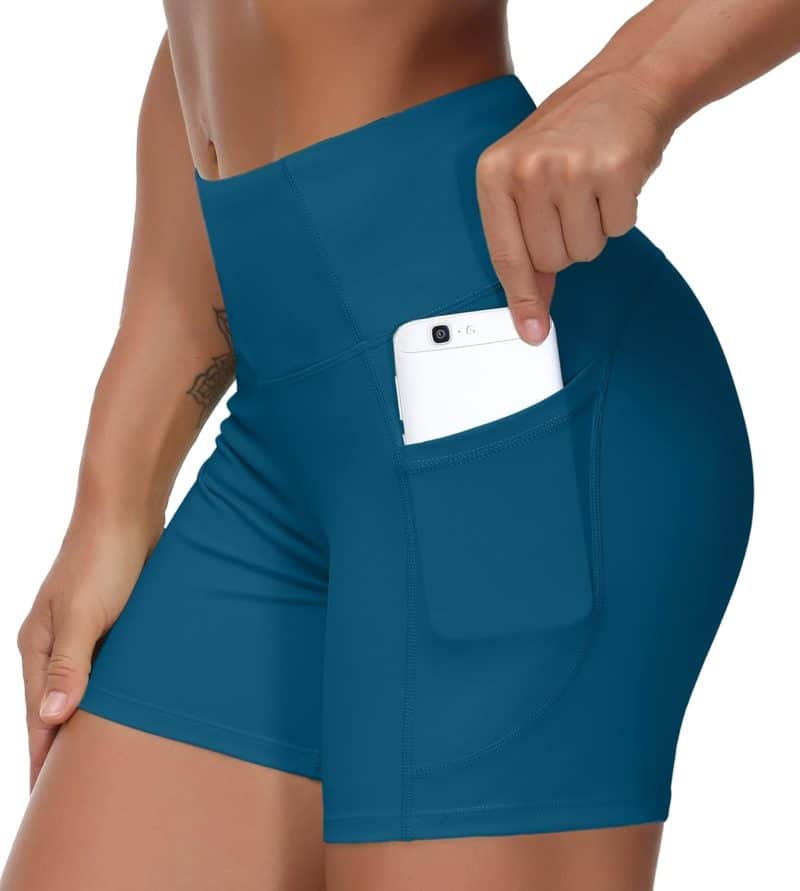 THE GYM PEOPLE Tummy Control Yoga Shorts - Image 13
