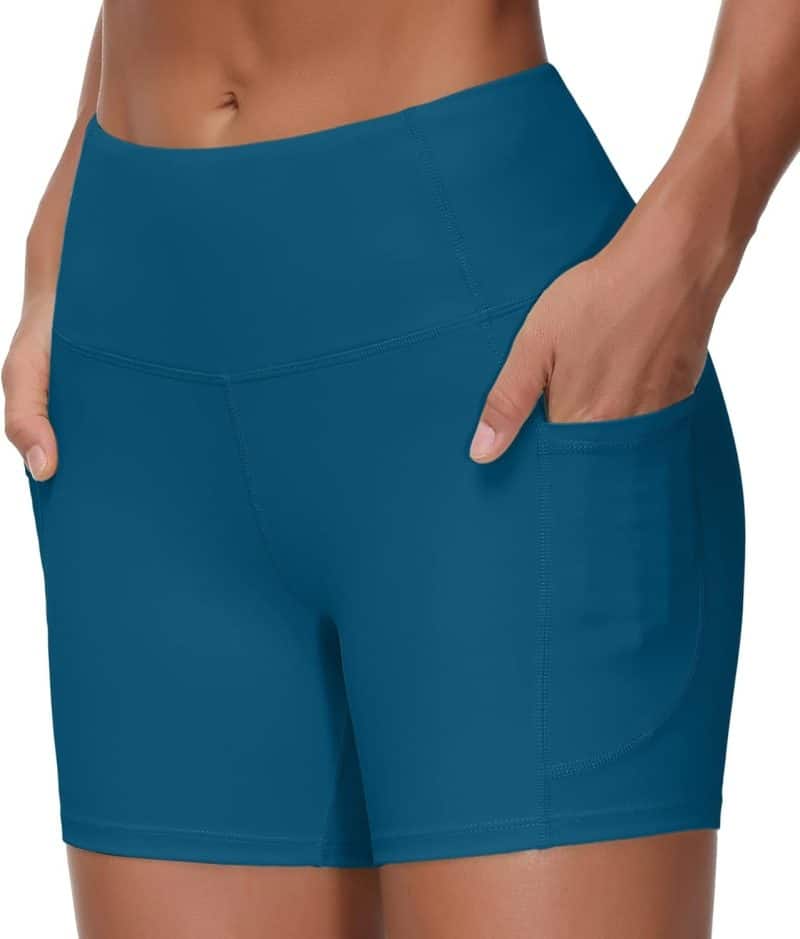 THE GYM PEOPLE Tummy Control Yoga Shorts - Image 15