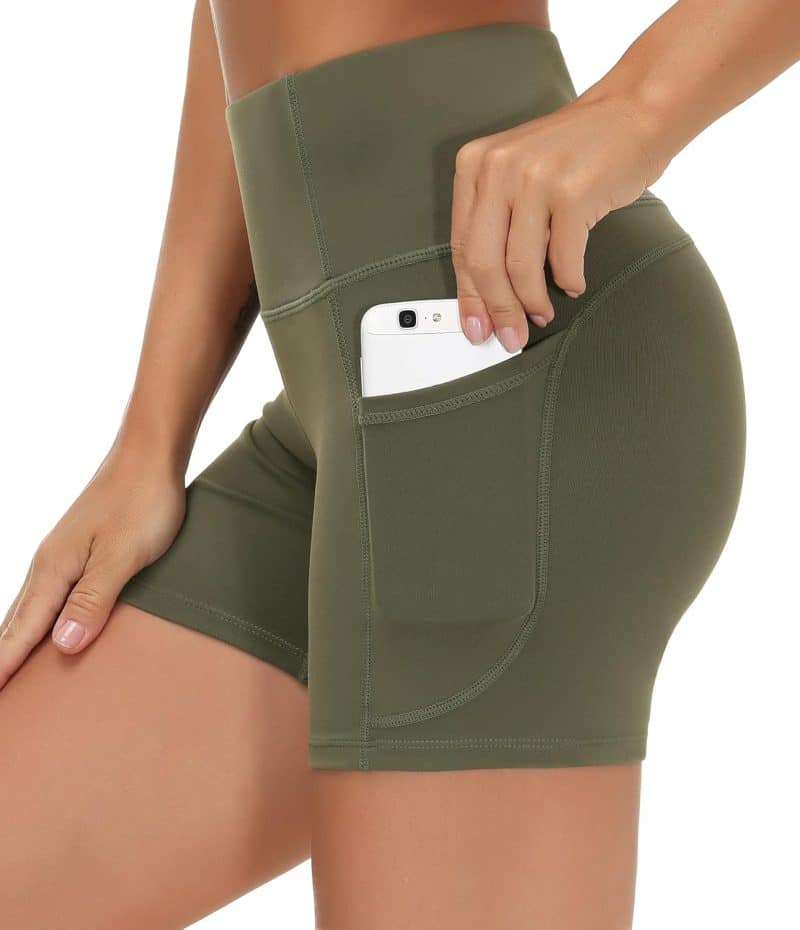 THE GYM PEOPLE Tummy Control Yoga Shorts - Image 28