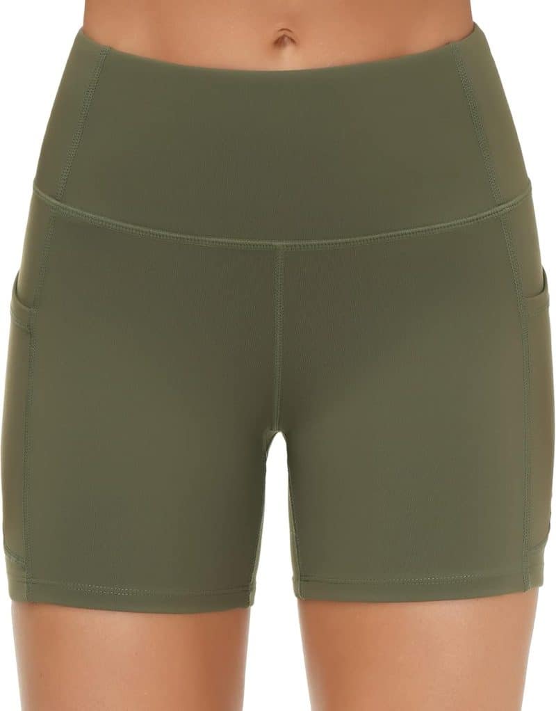THE GYM PEOPLE Tummy Control Yoga Shorts - Image 31