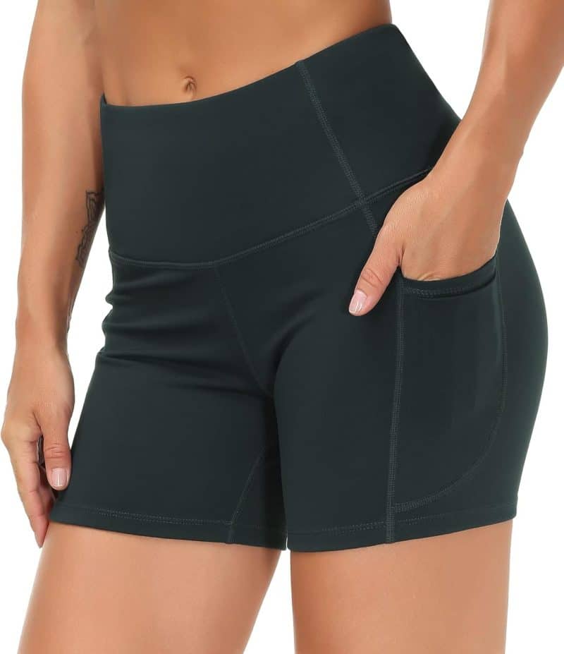 THE GYM PEOPLE Tummy Control Yoga Shorts - Image 35
