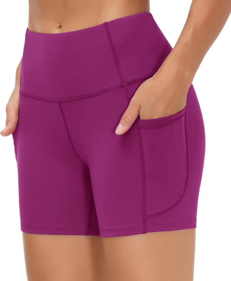 THE GYM PEOPLE Tummy Control Yoga Shorts - Image 39