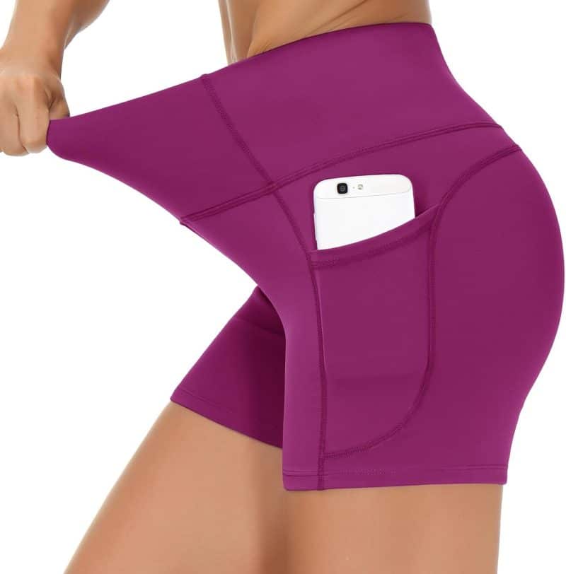 THE GYM PEOPLE Tummy Control Yoga Shorts - Image 40