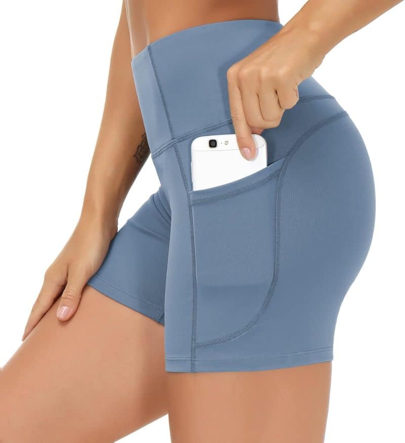 THE GYM PEOPLE Tummy Control Yoga Shorts - Image 44