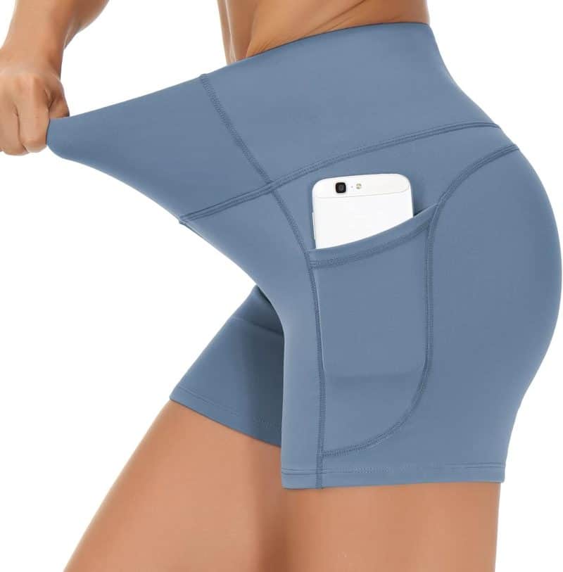 THE GYM PEOPLE Tummy Control Yoga Shorts - Image 47