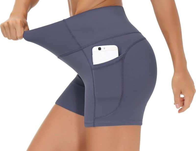 THE GYM PEOPLE Tummy Control Yoga Shorts - Image 53