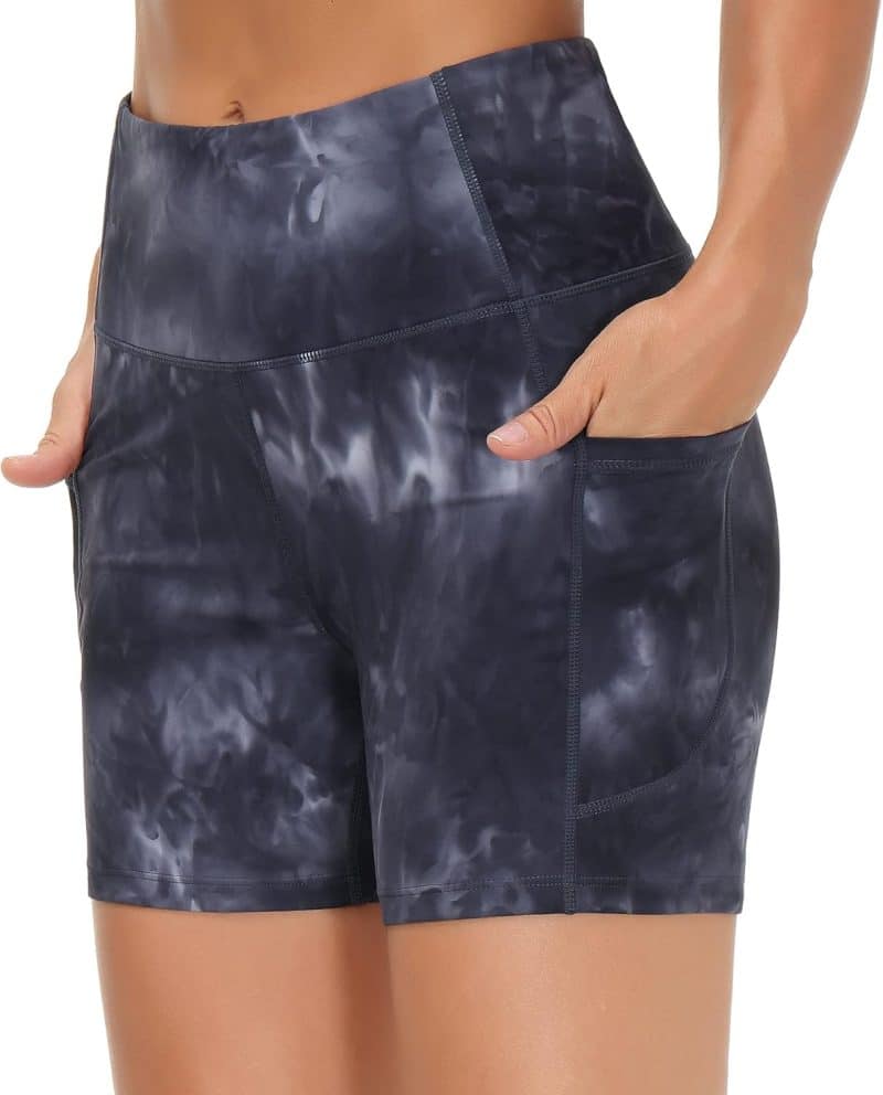 THE GYM PEOPLE Tummy Control Yoga Shorts - Image 63