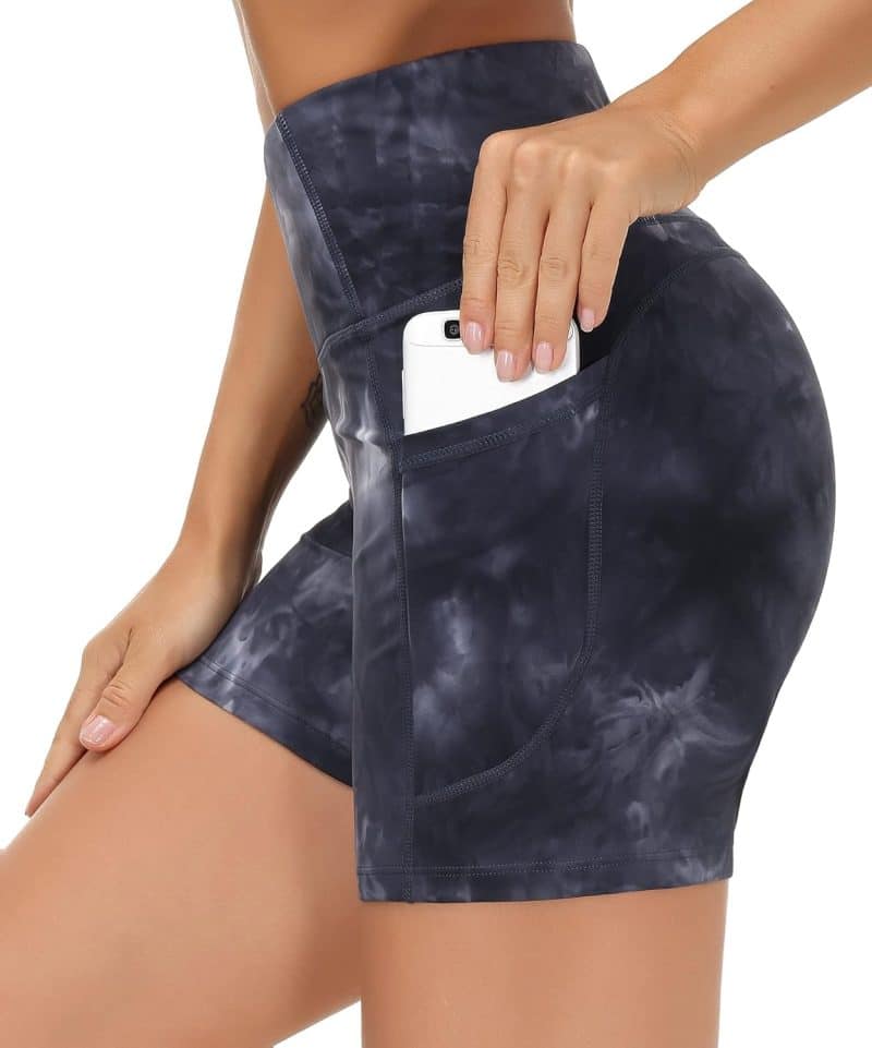 THE GYM PEOPLE Tummy Control Yoga Shorts - Image 65