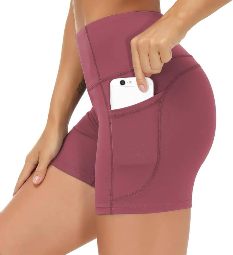 THE GYM PEOPLE Tummy Control Yoga Shorts - Image 68