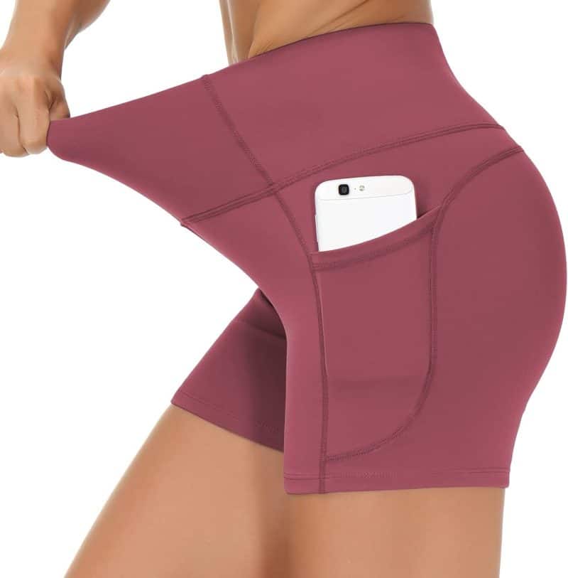 THE GYM PEOPLE Tummy Control Yoga Shorts - Image 69