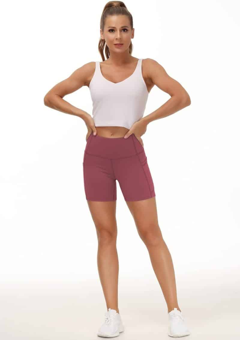THE GYM PEOPLE Tummy Control Yoga Shorts - Image 73