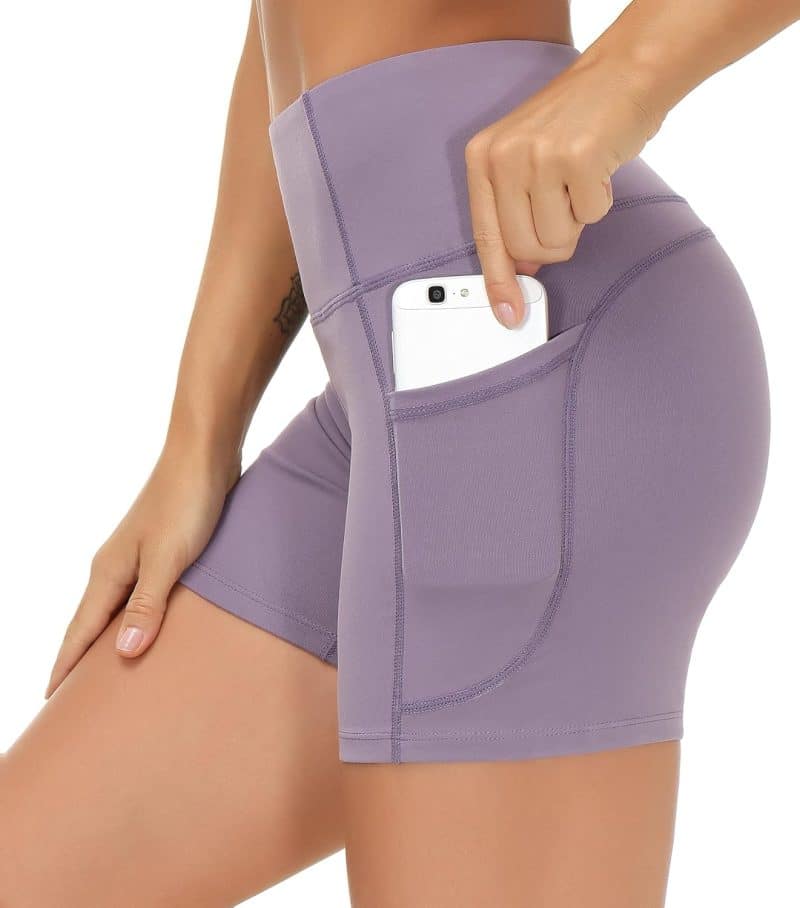THE GYM PEOPLE Tummy Control Yoga Shorts - Image 74
