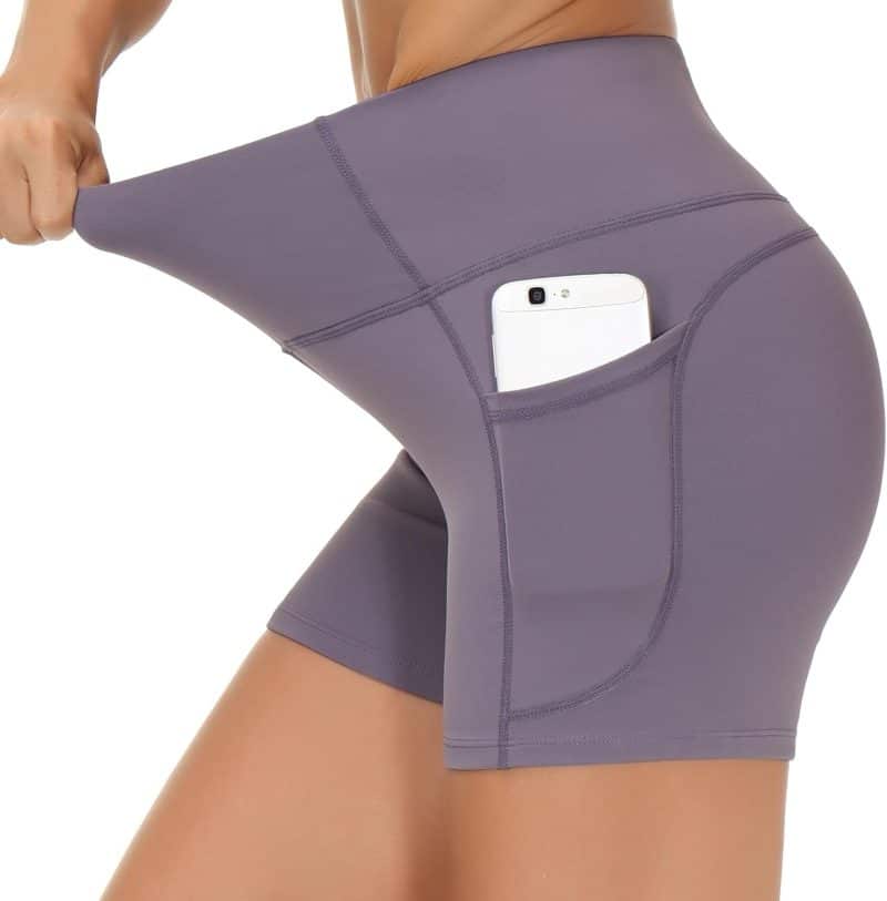 THE GYM PEOPLE Tummy Control Yoga Shorts - Image 82