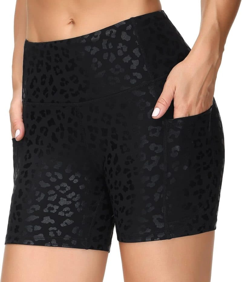 THE GYM PEOPLE Tummy Control Yoga Shorts - Image 88