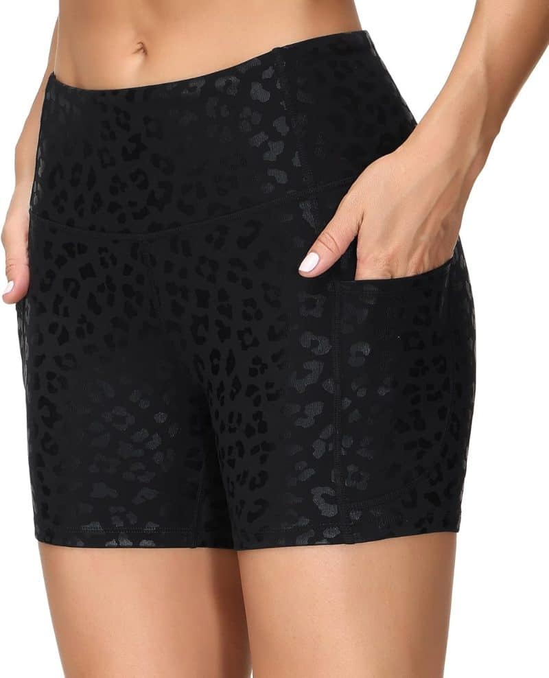 THE GYM PEOPLE Tummy Control Yoga Shorts - Image 91