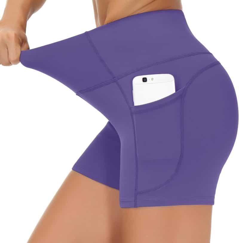 THE GYM PEOPLE Tummy Control Yoga Shorts - Image 94