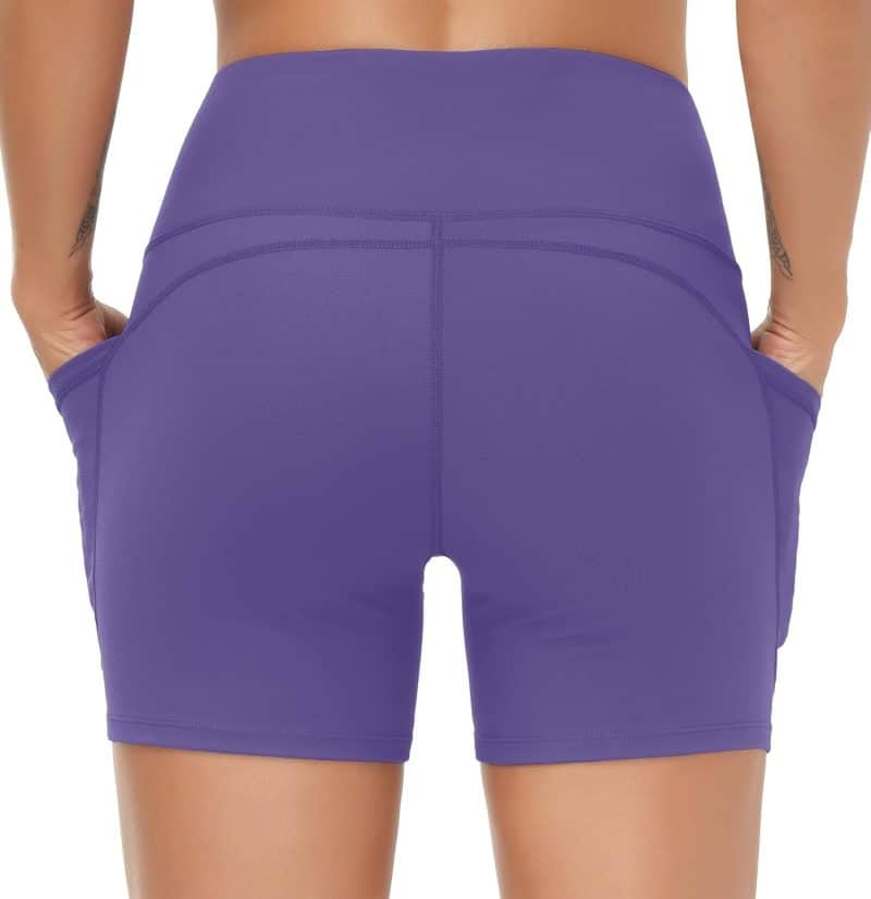 THE GYM PEOPLE Tummy Control Yoga Shorts - Image 95