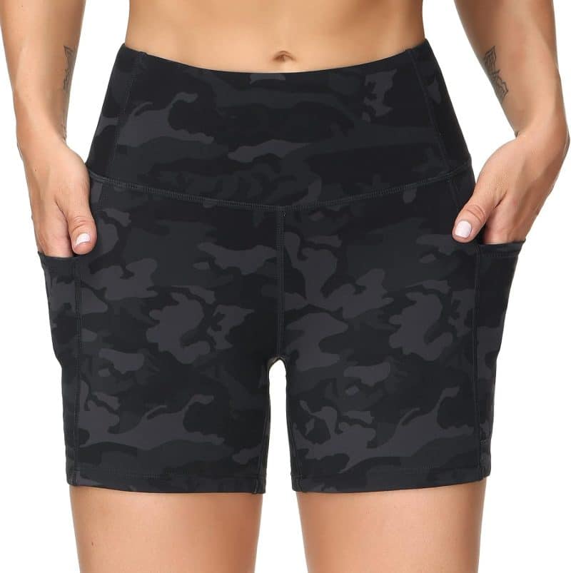 THE GYM PEOPLE Tummy Control Yoga Shorts - Image 105