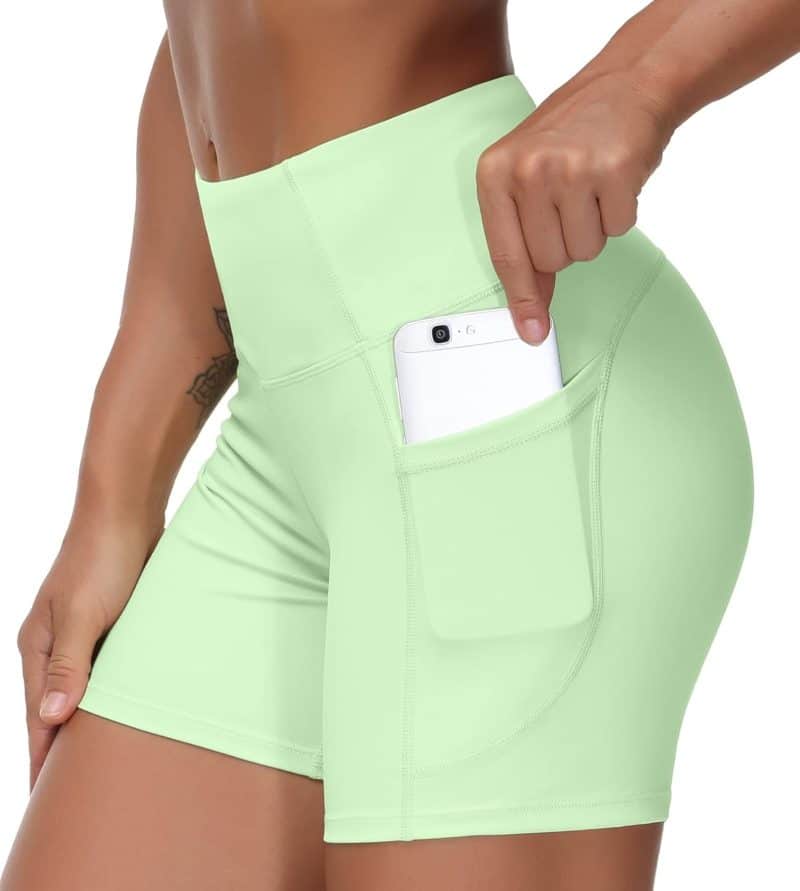 THE GYM PEOPLE Tummy Control Yoga Shorts - Image 110