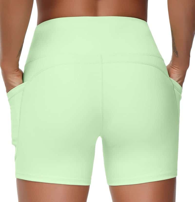 THE GYM PEOPLE Tummy Control Yoga Shorts - Image 114
